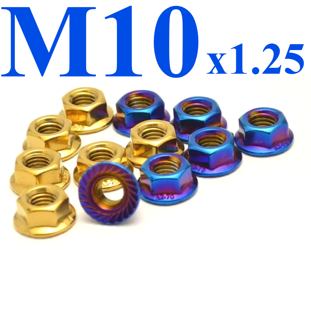 Sprocket - Nakrętki kół tylnych M10 * 1,25