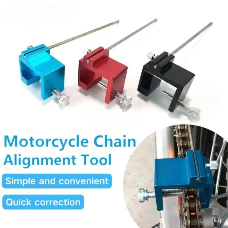 Motorcycle Parts Chain - Uniwersalne narzędzie do ustawiania łańcucha i