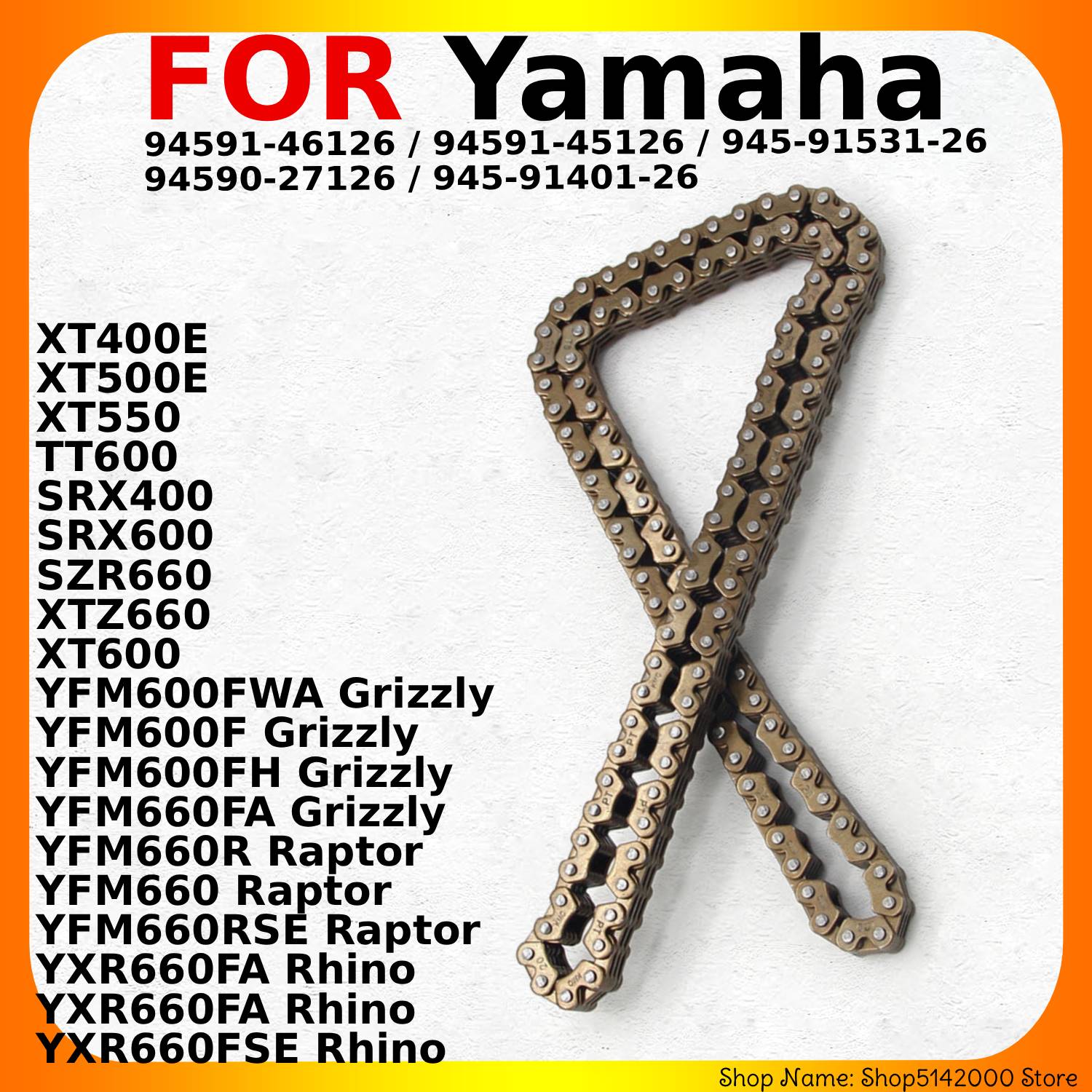 Master Link Chain - Łańcuch rozrządu do motocykli Yamaha XT500E