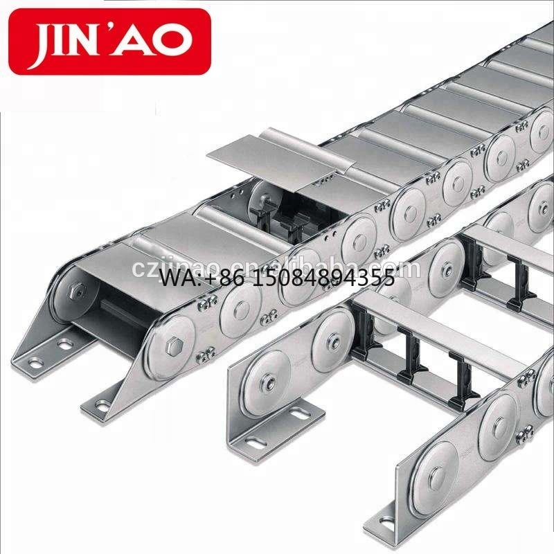 Steel Chain - Pełnozamknięte/półzamknięte stalowe łańcuchy energetyczne typu Echain,
