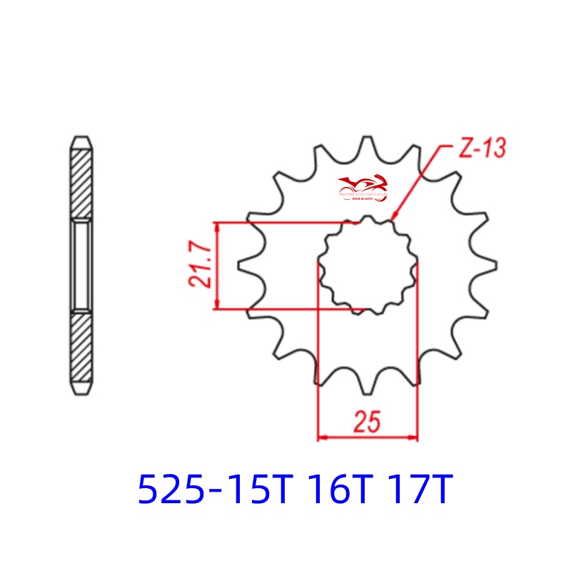 Koło łańcuchowe 525 do Suzuki  – 428 Chain recenzja i cena